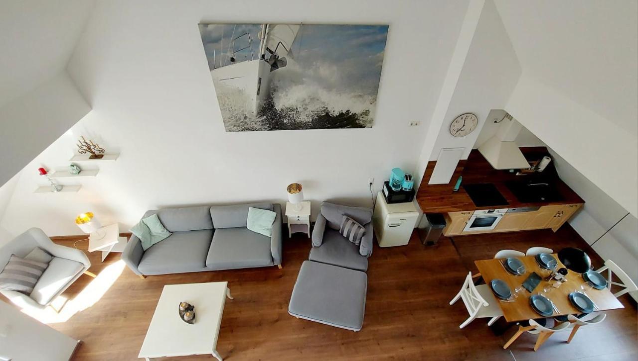 Hochwertige Ferienwohnung Direkt Am Wasser Mit Balkon Greifswald Exteriér fotografie